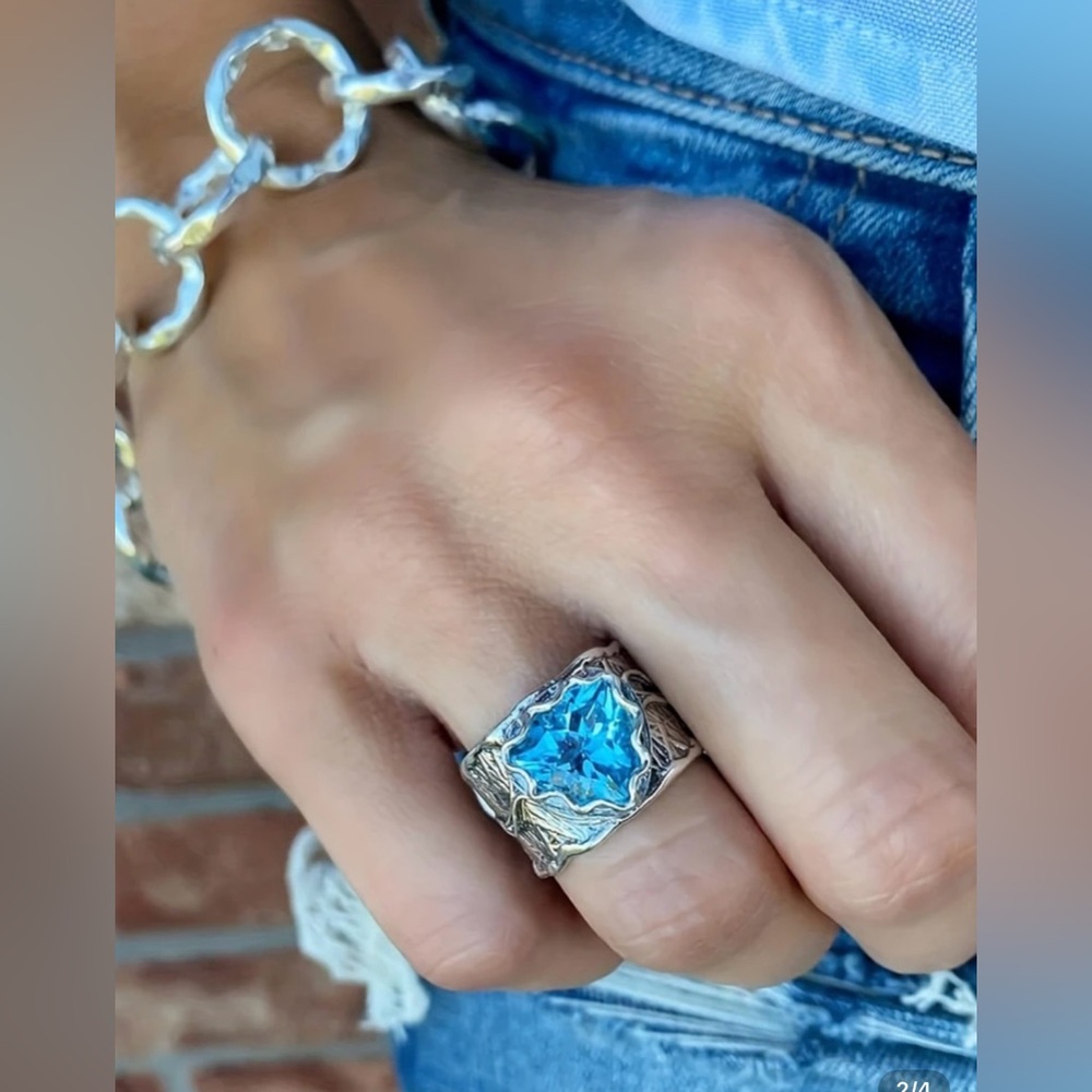 Vintage Boho Cubic Zirconia Ring